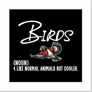 Birds like normal animals Posters and Art